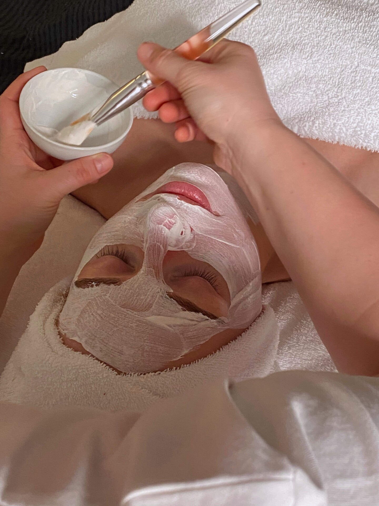 maske under behandling