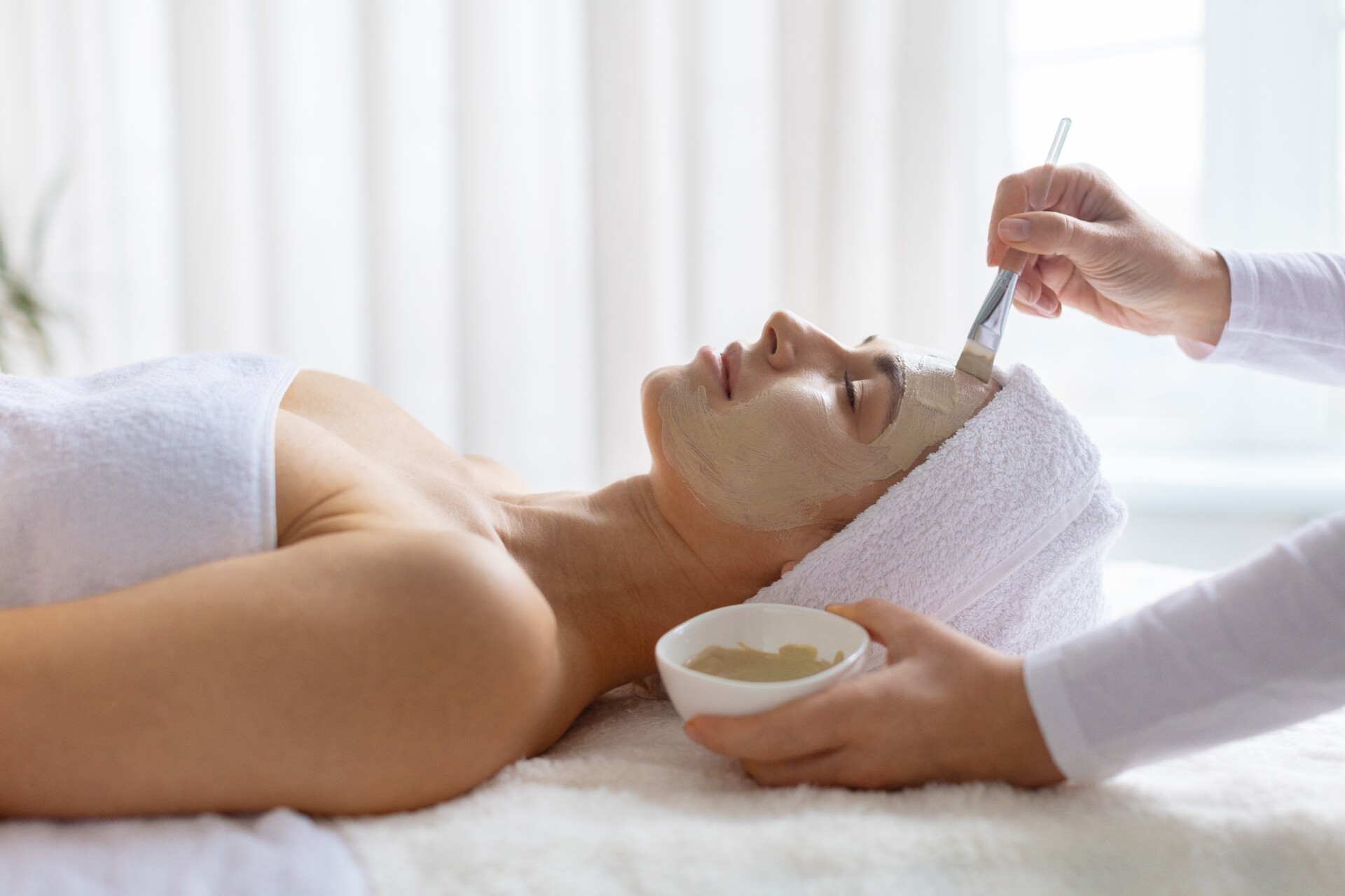 hudpleiebehandling maske kopi