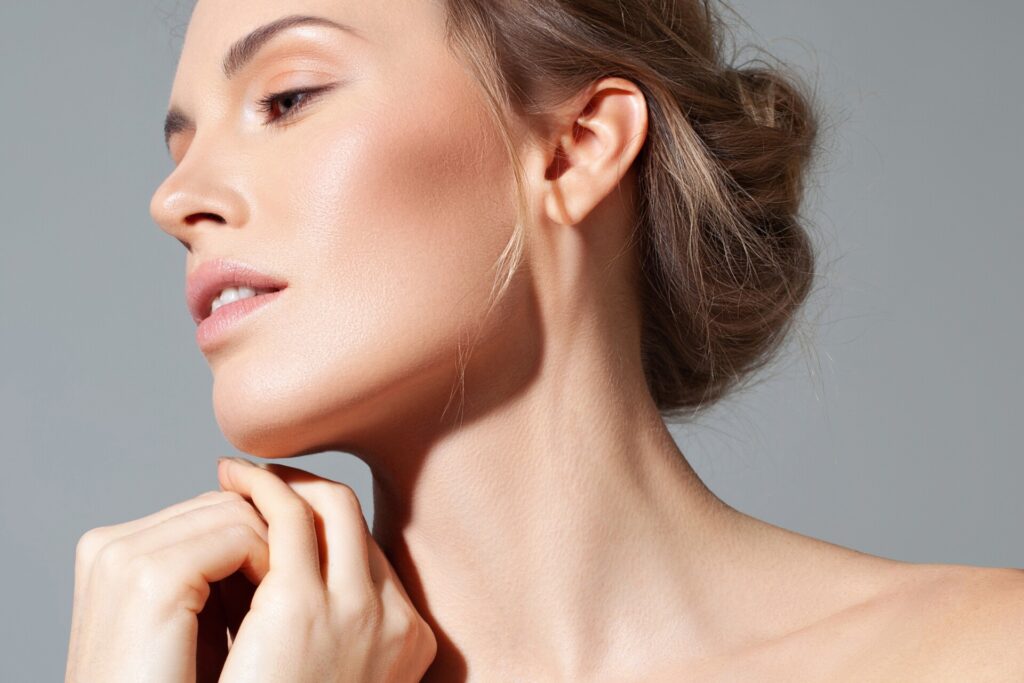 glod kjeve hud ansikt